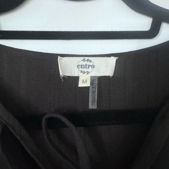 NWOT - Black Babydoll Maternity Dress - Picture 3 of 3